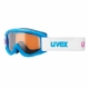 Uvex Kinder Skibrille Snowy mit supravision Technologie in Blau
