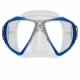 Spectra Zweiglas Tauchmaske mit Ultra Clear Gläsern von Scubapro in Transp. Blau Silber